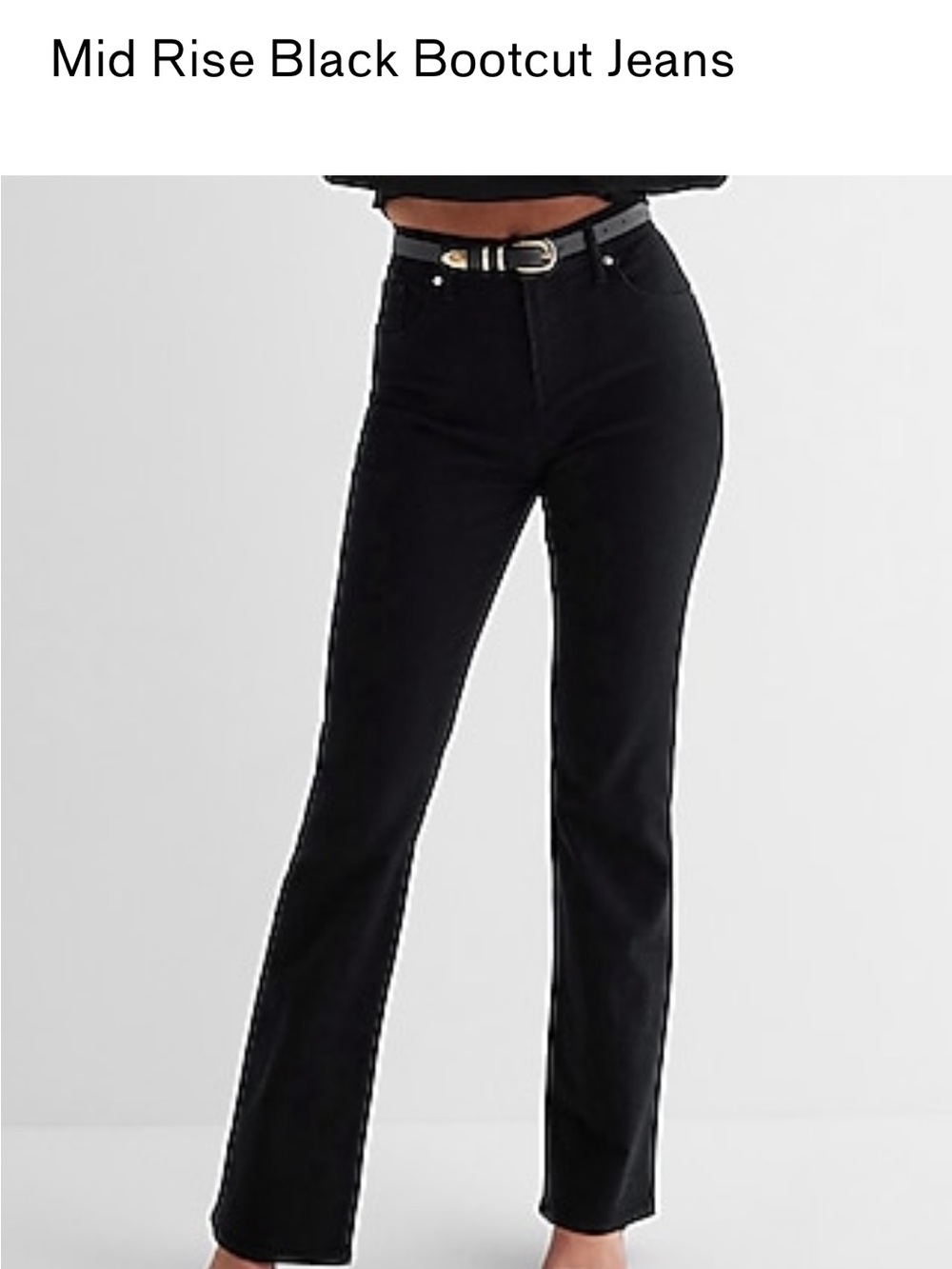 Express Women's Black Flare Jeans